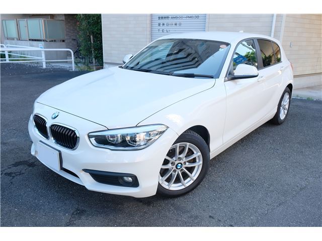 2016 BMW 1 Series 118i White Sedan for sale, Japanese used car export - photo 1 of 26 | GULJI TRADERS