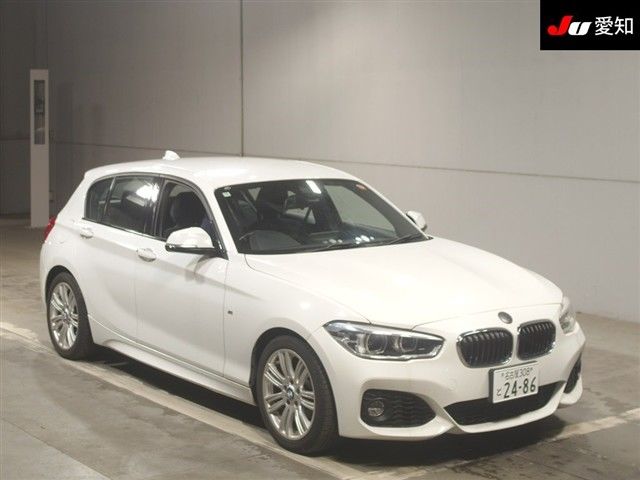 2016 BMW 1 Series 118i M Sport White Sedan for sale, Japanese used car export - photo 1 of 9 | GULJI TRADERS