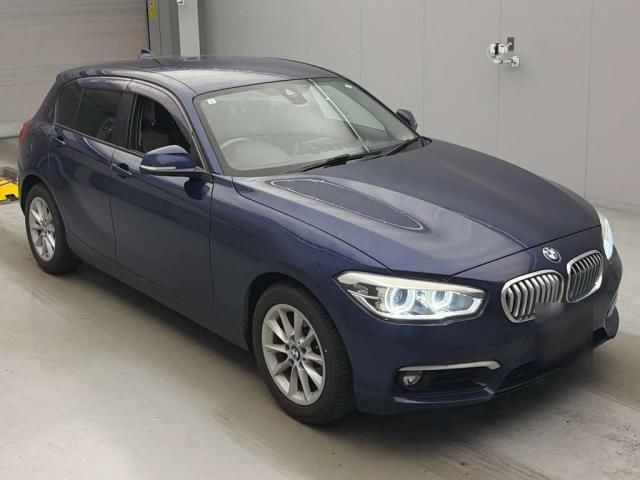 2017 BMW 1 Series 118i Style Blue Sedan for sale, Japanese used car export - photo 1 of 9 | GULJI TRADERS