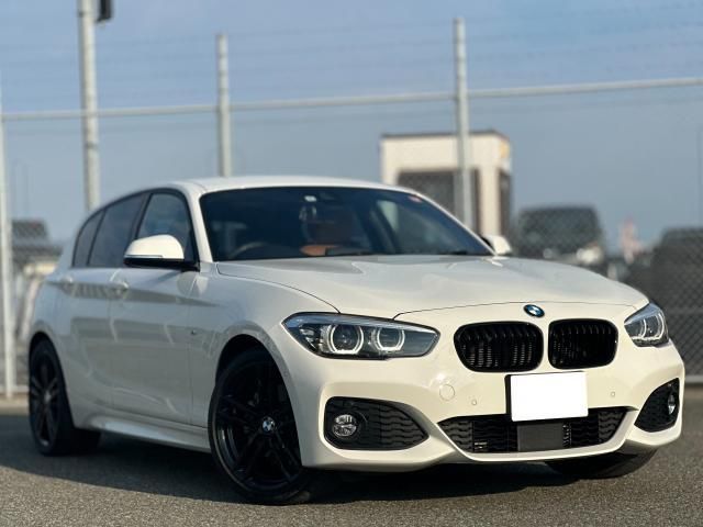 2018 BMW 1 Series 118d M Sport Edition White Sedan for sale, Japanese used car export - photo 1 of 9 | GULJI TRADERS