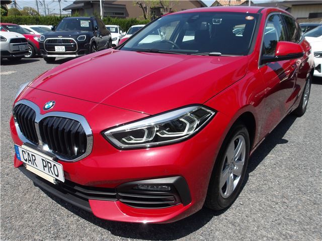 2019 BMW 1 Series 118I Play Electric Seat Intelligent Safety Red Sedan for sale, Japanese used car export - photo 1 of 35 | GULJI TRADERS
