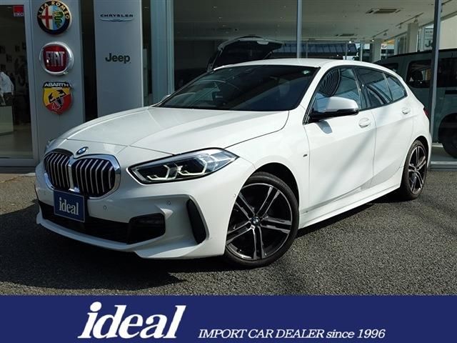 2021 BMW 1 Series 118DM Sport Edition White Sedan for sale, Japanese used car export - photo 1 of 23 | GULJI TRADERS
