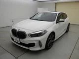 2021 BMW 1 Series 118d M Sport White Sedan for sale, Japanese used car export - photo 1 of 6 | GULJI TRADERS