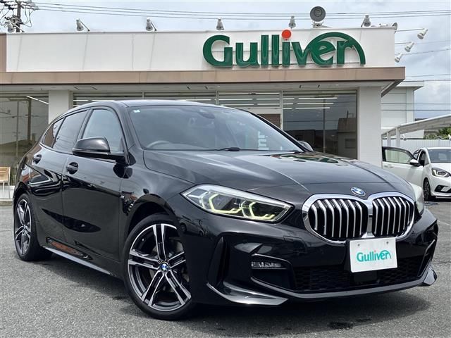2022 BMW 1 Series 118d M Sport Black Sedan for sale, Japanese used car export - photo 1 of 24 | GULJI TRADERS