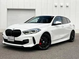 2022 BMW 1 Series 118i M Sport DCT White Sedan for sale, Japanese used car export - photo 1 of 9 | GULJI TRADERS