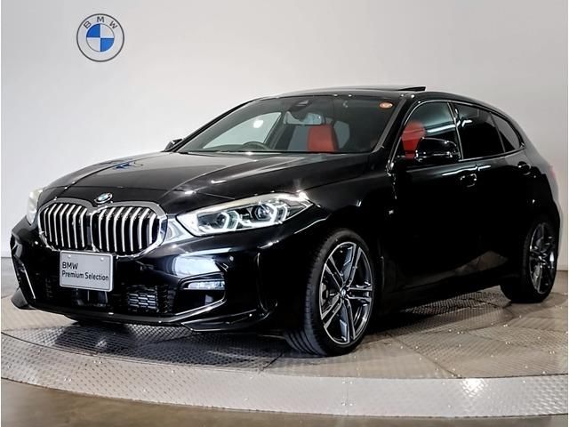 2022 BMW 1 Series 118i M Sport DCT Black Sedan for sale, Japanese used car export - photo 1 of 9 | GULJI TRADERS