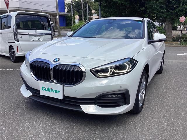 2023 BMW 1 Series 118i Play White Sedan for sale, Japanese used car export - photo 1 of 22 | GULJI TRADERS