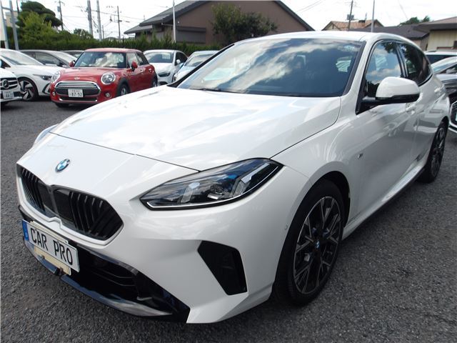 2025 BMW 1 Series 120M Sports White Sedan for sale, Japanese used car export - photo 1 of 42 | GULJI TRADERS