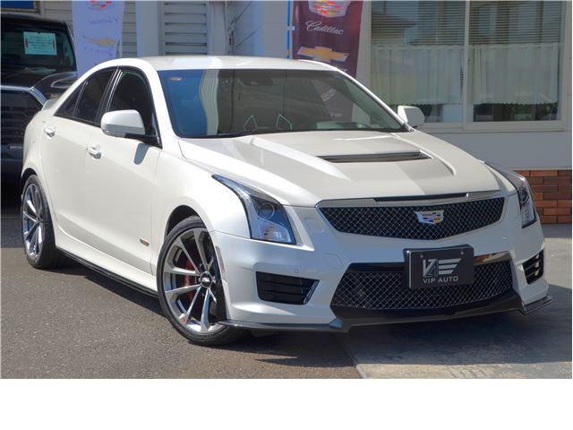 2016 Cadillac ATS V Spec-B White Sedan for sale, Japanese used car export | GULJI TRADERS