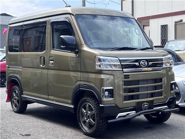 2025 Daihatsu Atrai 4WD Green Van for sale, Japanese used car export - photo 1 of 45 | GULJI TRADERS