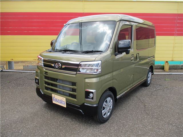 2026 Daihatsu Atrai 660 RS 4WD, 9-inch navigation system/TV, dashcam, ETC (Electronic Toll Collection) Green Van for sale, Japanese used car export | GULJI TRADERS