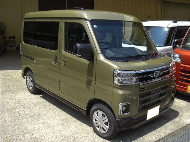 2026 Daihatsu Atrai RS genuine full-segment rear camera navigation system with front and rear dashcams. Green Van for sale, Japanese used car export - photo 1 of 15 | GULJI TRADERS