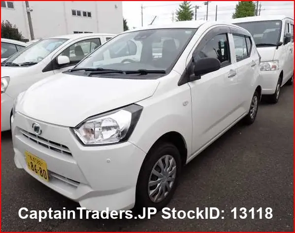 2019 Daihatsu Mira Es White Sedan for sale, Japanese used car export - photo 1 of 9 | GULJI TRADERS
