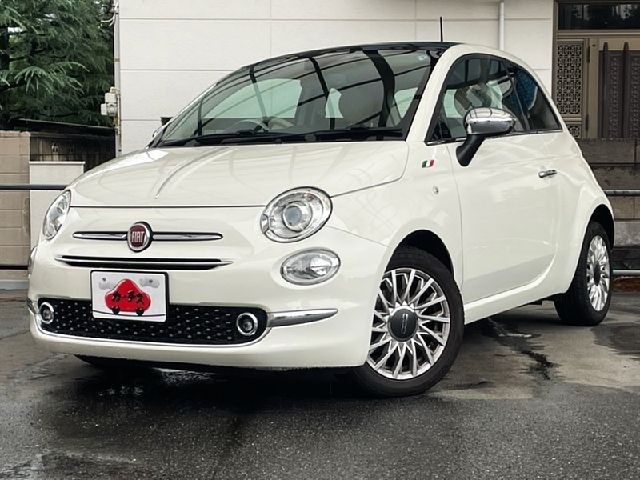2019 Fiat 500 TwinAir Lounge White Sedan for sale, Japanese used car export - photo 1 of 9 | GULJI TRADERS