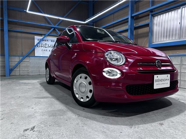 2021 Fiat 500 1.2 Pop Red Sedan for sale, Japanese used car export | GULJI TRADERS