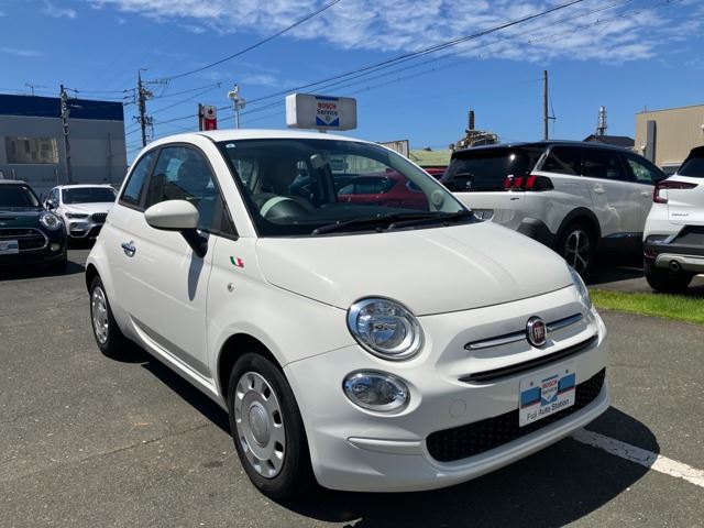 2021 Fiat 500 1.2 Pop White Sedan for sale, Japanese used car export | GULJI TRADERS