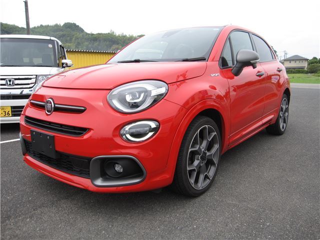 2021 Fiat 500 X Sport Red Sedan for sale, Japanese used car export | GULJI TRADERS