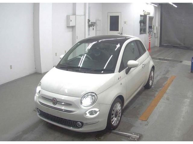 2021 Fiat 500 TwinAir Lounge White Sedan for sale, Japanese used car export - photo 1 of 6 | GULJI TRADERS