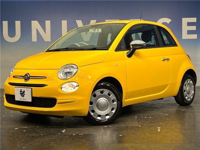 2022 Fiat 500 Yellow Sedan for sale, Japanese used car export - photo 1 of 30 | GULJI TRADERS