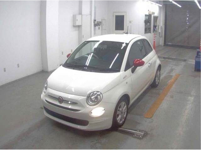 2022 Fiat 500 TwinAir Cult White Sedan for sale, Japanese used car export | GULJI TRADERS