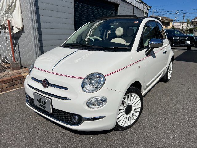 2021 Fiat 500C 1.2 White Sedan for sale, Japanese used car export - photo 1 of 24 | GULJI TRADERS