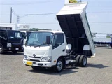 2024 Hino Dutro Reinforced dump truck, 2t, fully low-floor, three-way opening, with 2 intermediate pins. White Truck for sale, Japanese used car export - photo 1 of 51 | GULJI TRADERS