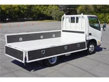 2024 Hino Dutro 2t flatbed truck, low-floor, automatic transmission. White Truck for sale, Japanese used car export - photo 18 of 50 | GULJI TRADERS