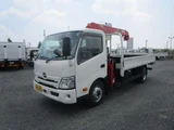 2025 Hino Dutro 4-stage crane, no power gate, 2WD White Truck for sale, Japanese used car export - photo 1 of 25 | GULJI TRADERS