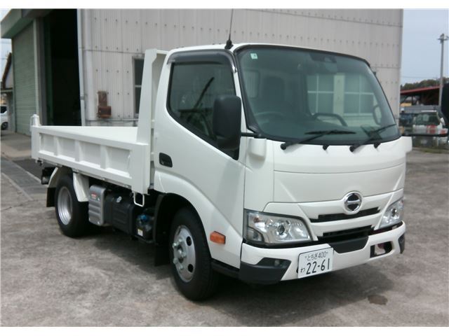 2026 Hino Dutro Fully low-floor reinforced dump truck White Truck for sale, Japanese used car export - photo 1 of 11 | GULJI TRADERS