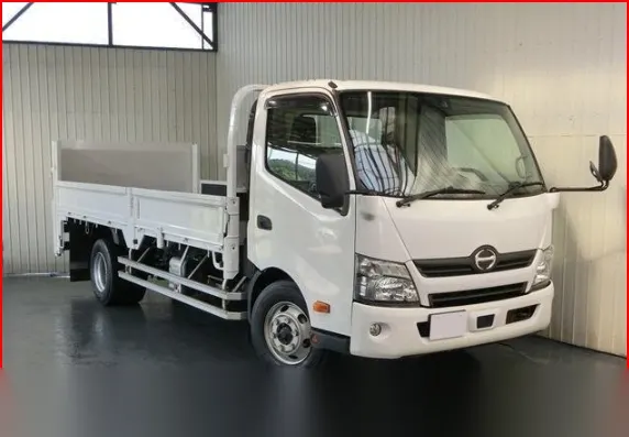 2019 Hino Dutro Back Power Gate Long Body Truck - photo 1 2019 Hino Dutro Back Power Gate Long Body Truck White Truck for sale, Japanese used car export | GULJI TRADERS