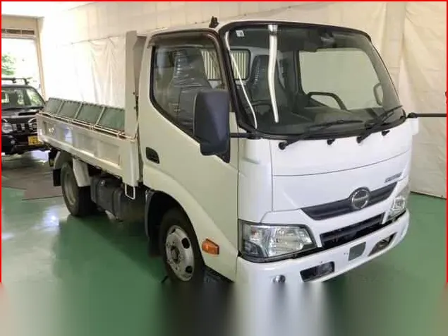 2017 Hino Dutro Dump Truck White Truck for sale, Japanese used car export | GULJI TRADERS