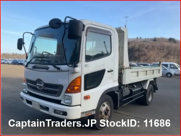 2011 Hino Ranger - photo 1 2011 Hino Ranger White Truck for sale, Japanese used car export | GULJI TRADERS