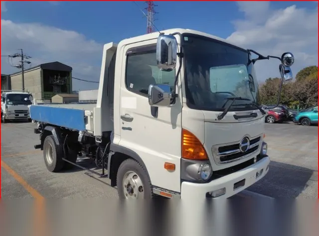 2017 Hino Ranger 3 Way Dump - photo 1 2017 Hino Ranger 3 Way Dump White Truck for sale, Japanese used car export | GULJI TRADERS