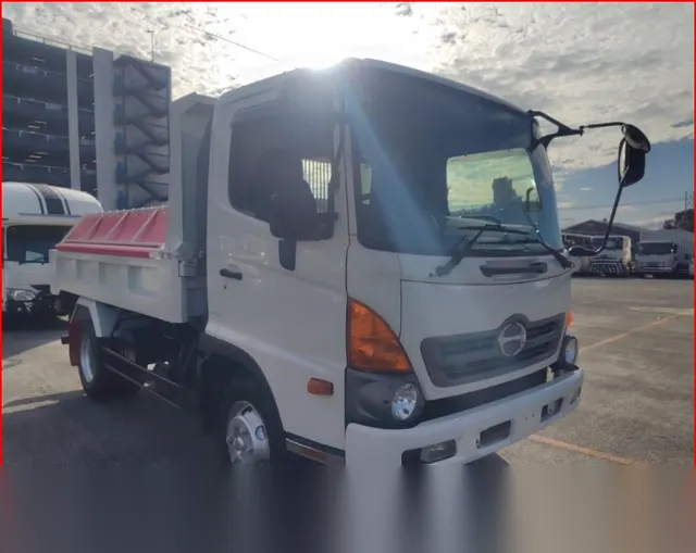 2016 Hino Ranger Dump Truck White Truck for sale, Japanese used car export | GULJI TRADERS