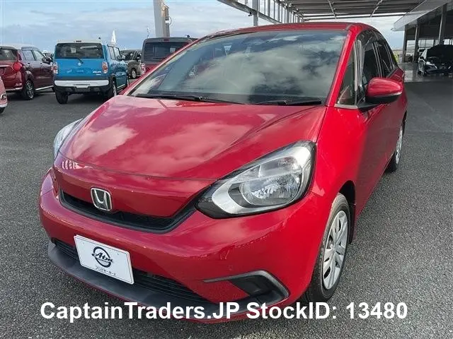 2020 Honda Fit Red Sedan for sale, Japanese used car export | GULJI TRADERS