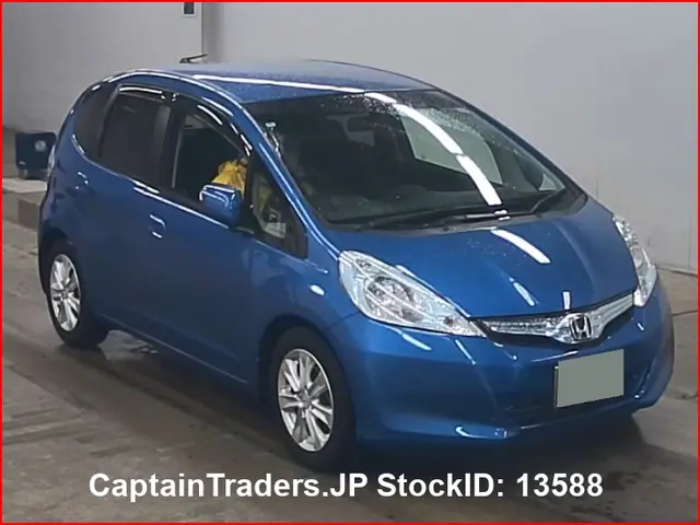 2012 Honda Fit Hibrid Blue Sedan for sale, Japanese used car export | GULJI TRADERS