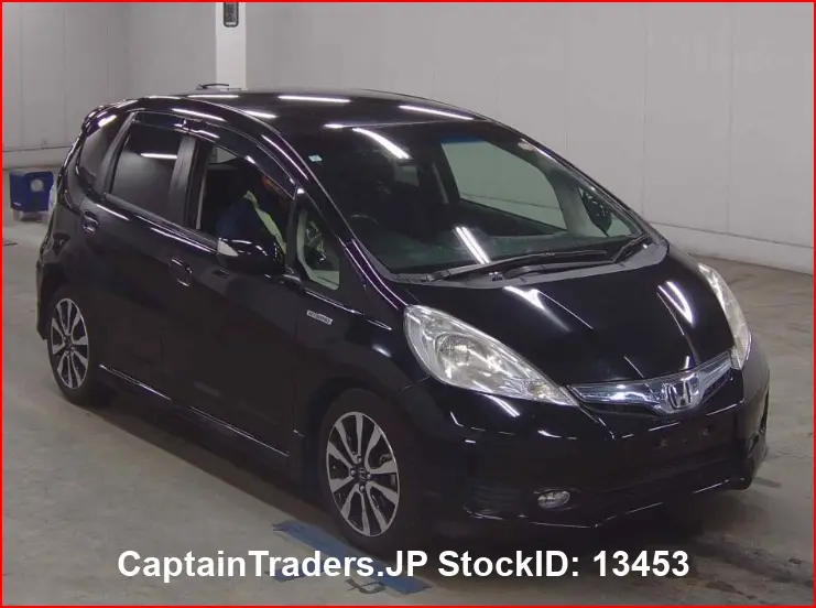 2013 Honda Fit Hibrid Black Sedan for sale, Japanese used car export | GULJI TRADERS
