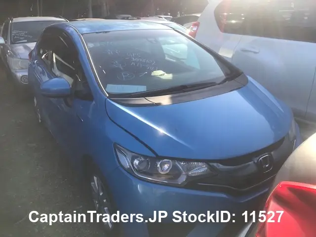 2014 Honda Fit Hibrid BLUE Sedan for sale, Japanese used car export | GULJI TRADERS