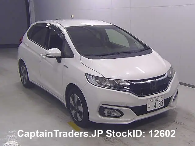 2019 Honda Fit Hibrid Pearl white Sedan for sale, Japanese used car export | GULJI TRADERS