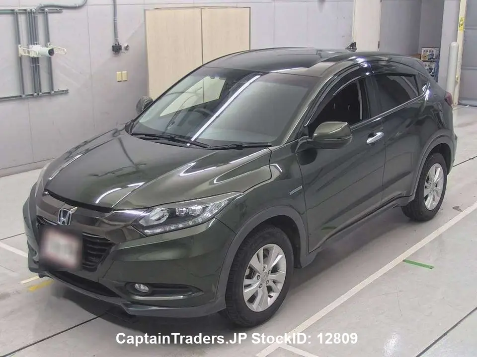 2017 Honda Vezel Hybyrid Green SUV for sale, Japanese used car export | GULJI TRADERS