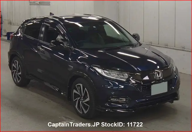 2018 Honda Vezel Hybyrid Dark Blue SUV for sale, Japanese used car export | GULJI TRADERS