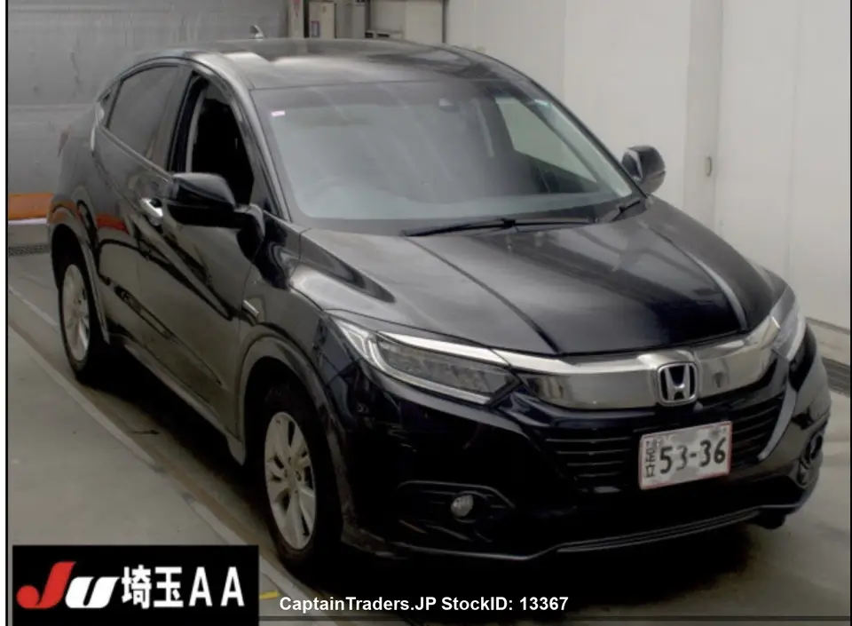 2019 Honda Vezel Hybyrid Black SUV for sale, Japanese used car export - photo 1 of 8 | GULJI TRADERS