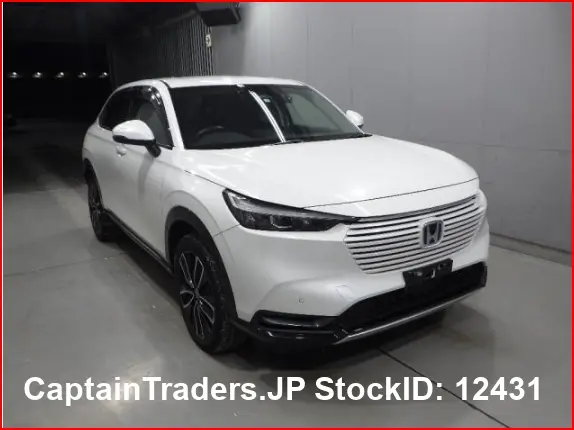 2021 Honda Vezel Hybyrid Pearl SUV for sale, Japanese used car export - photo 1 of 38 | GULJI TRADERS