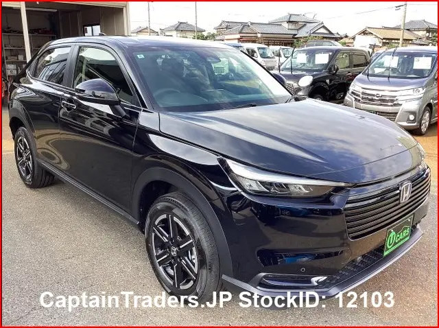 2024 Honda Vezel Hybyrid Black SUV for sale, Japanese used car export | GULJI TRADERS