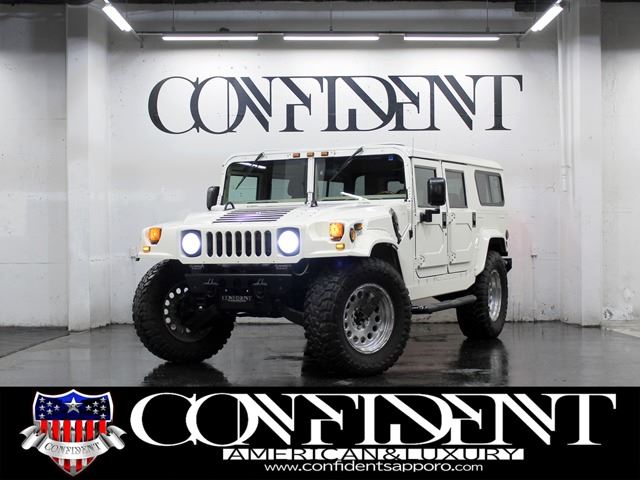 1995 Hummer H1 4WD driving certificate included White Jeep for sale, Japanese used car export - photo 1 of 54 | GULJI TRADERS