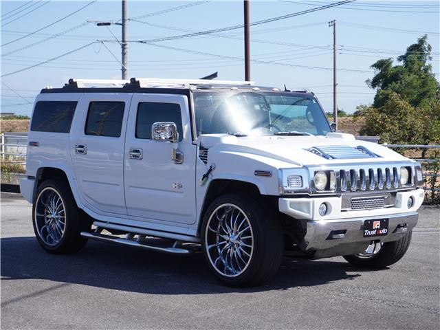 2008 Hummer H2 White Jeep for sale, Japanese used car export | GULJI TRADERS