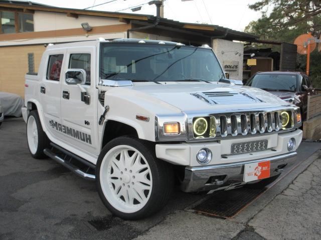 2008 Hummer H2 SUT White Jeep for sale, Japanese used car export | GULJI TRADERS
