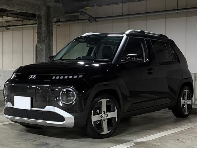 2025 Hyundai Inster Lounge, sunroof, one owner Black Sedan for sale, Japanese used car export | GULJI TRADERS