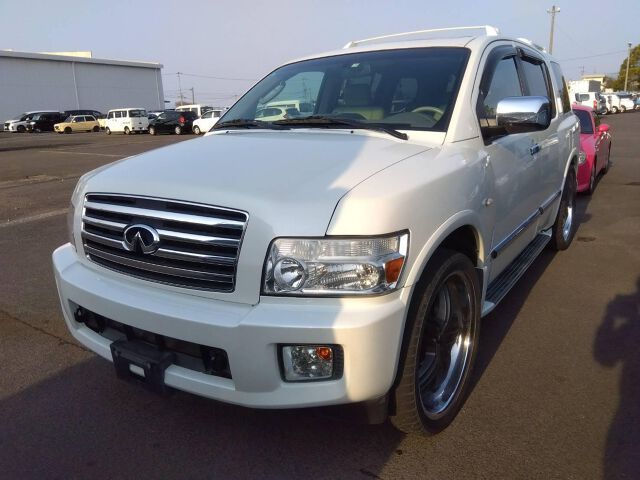 2011 Infiniti QX56 Base 4WD Pearl Sedan for sale, Japanese used car export - photo 1 of 6 | GULJI TRADERS