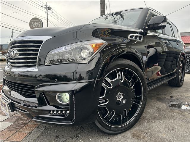 2012 Infiniti QX56 Black Sedan for sale, Japanese used car export - photo 1 of 78 | GULJI TRADERS
